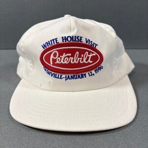 VTG Peterbilt Trucker Hat 1996 Presidential Visit to Nashville, Park Ave Rare